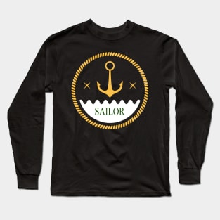 The sailor anchor Long Sleeve T-Shirt